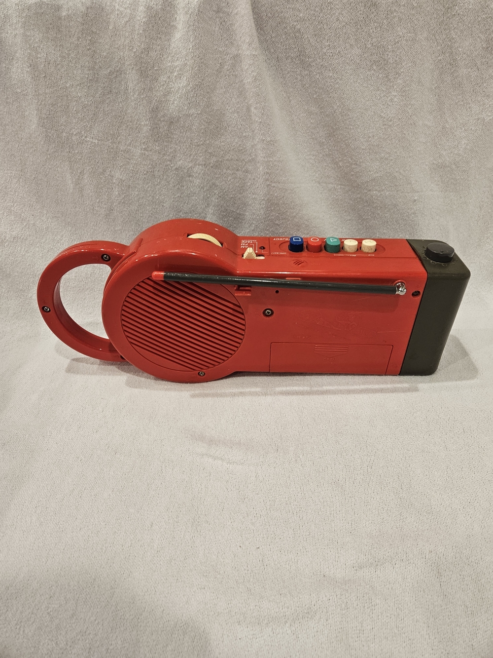 SONY MY FIRST SONY Cassette Player Red CFM 2000 AM/FM Parts Or Repair -No Sound - Picture 2 of 8